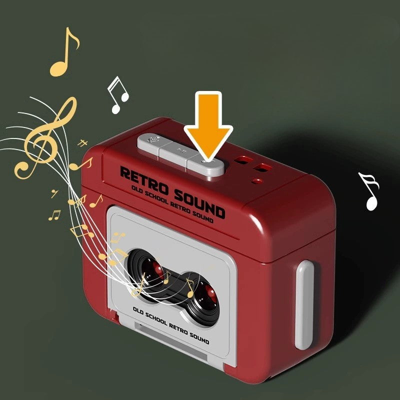Retro Mini Recorder Keychain