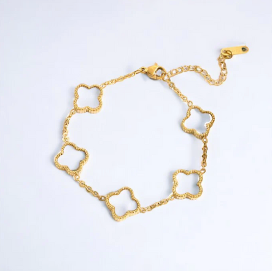 LuminaLuxe™ 18K Gold Bracelet